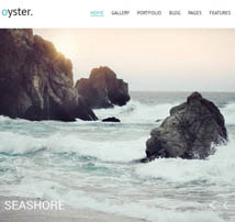 Oyster - Creative Photography Drupal Theme