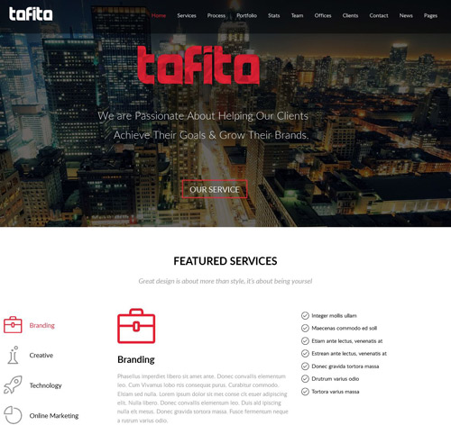TOFITO - Responsive WordPress Theme