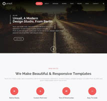 Unsail One Page WordPress Parallax Theme