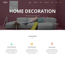 deKor - Responsive Interior Joomla Template
