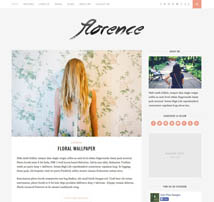 Florence - A Responsive WordPress Blog Theme