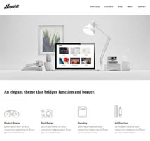 Hanna: An Immersive WordPress Portfolio & Blog