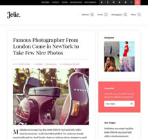 Jolie - Personal Premium WordPress Blog Theme