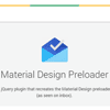 Material Design Preloader : jQuery Plugin