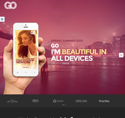GO - Responsive Multipurpose One-Page WP Theme