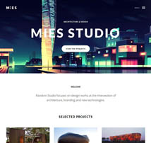 MIES - An Avant-Garde Architecture WordPress Theme
