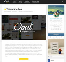 Opal | Multi Preset Responsive WordPress Theme