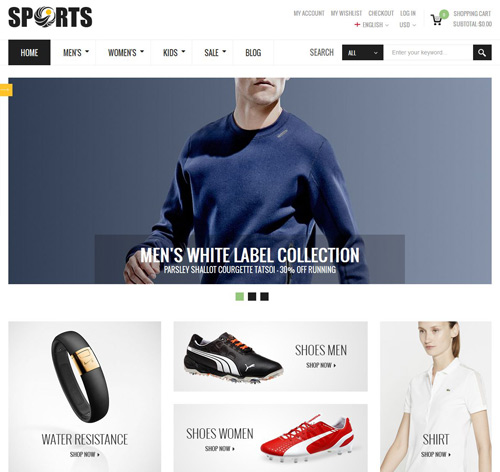 Ovansport - Responsive Multipurpose Magento theme