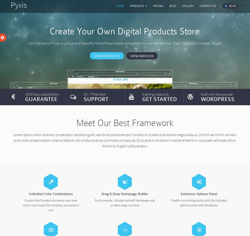 Pyxis - A Creative Digital Products Shop & Blog