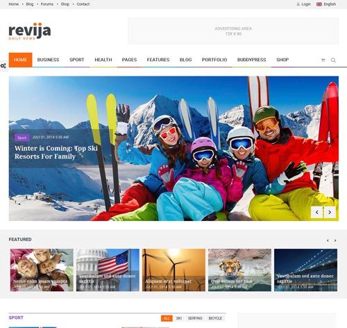 Revija - Premium Blog/Magazine HTML Template