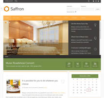 Saffron - Responsive Joomla Template