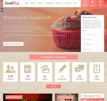 SocialChef - Social Recipe WordPress Theme