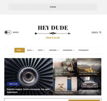 Hey Dude | Magazine, News & Blog WordPress Theme