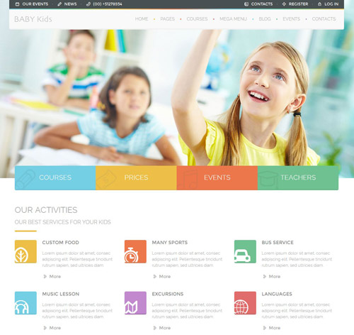 Baby Kids - Education Primary School For Children