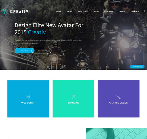 Creativ Business HTML5 Template with Page Builder