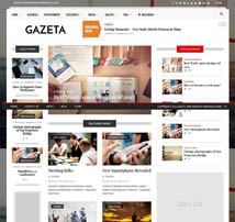 Gazeta - News, Magazine, Newspaper & Portal Responsive WordPress Theme