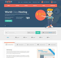 GeekHost - Responsive Hosting Company Web Template