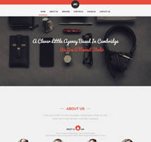 Mannat Studio Parallax One Page WordPress Theme