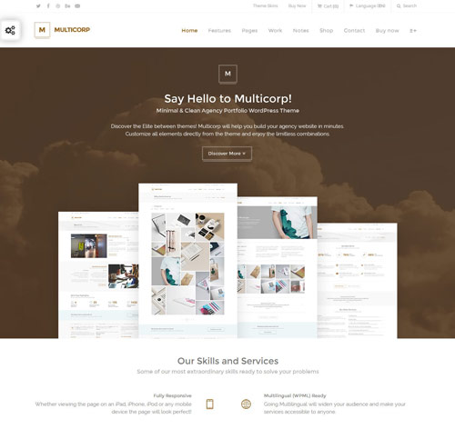 Multicorp WP - Clean Business WordPress Theme