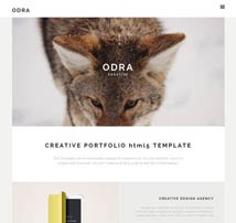 ODRA - Creative Multi-Purpose HTML template