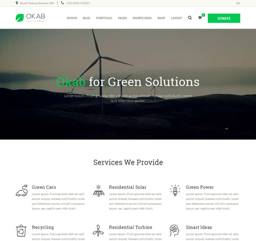 Okab - Responsive Multi-Purpose HTML5 Template