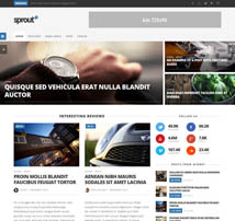 Sprout - Clean Blog/News/Magazine Responsive Theme