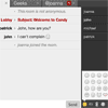 Candy : JavaScript-based multi-user Chat Client