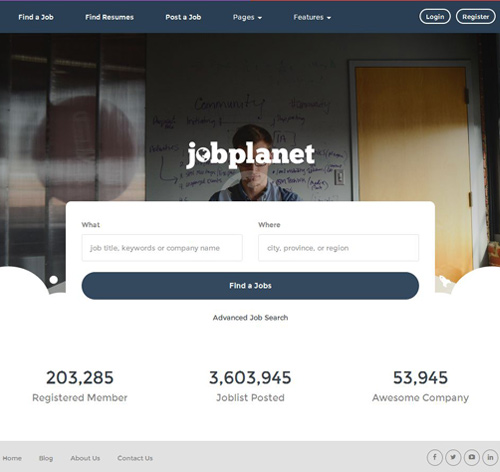 Jobplanet - Responsive Job Board HTML Template