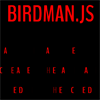 Birdman.js : jQuery Animate Text Plugin