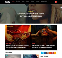 Sally - Responsive WordPress News Theme