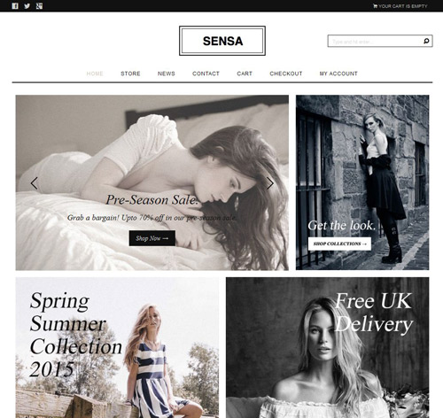 Sensa - Responsive WordPress / Woocommerce Store