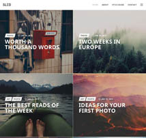 SLED - A Stylish Blogging Theme for Sharing Stories