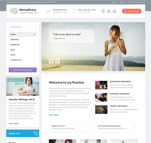 MentalPress - Psychology, Counseling & Medical WP