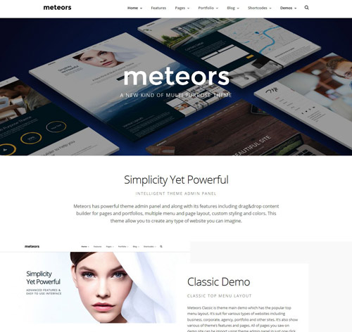 Meteors | Responsive Multi-Purpose Theme