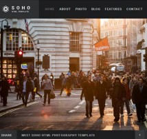 Soho - Fullscreen Photo & Video Web Template