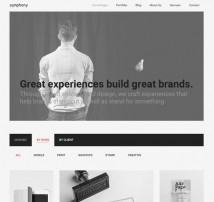 Symphony - Clean Photography & Portfolio Template