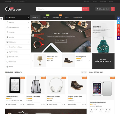 Bigboom - Responsive Ecommerce Wordpress Theme