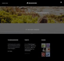 Broadsword - Responsive WordPress Theme for Blogging