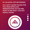 Alton : jQuery Scroll Jacking Plugin
