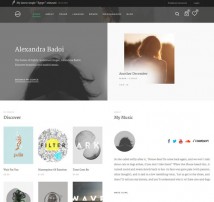 Sura - A Music Web App WordPress Theme