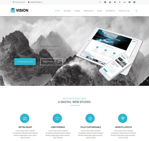 Vision - Multi-Purpose Wordpress Business Theme
