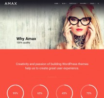 Amax — Responsive Multi-Purpose WordPress Theme