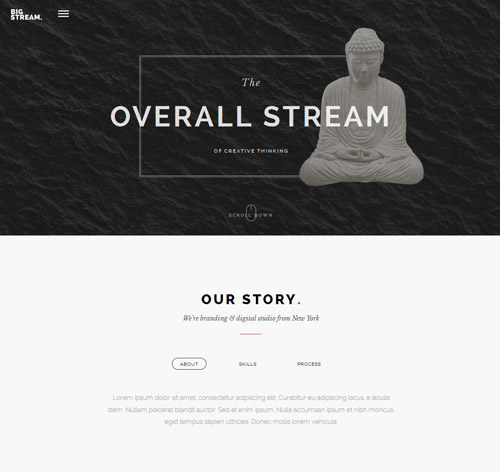 BigStream - One Page Multi-Purpose Template