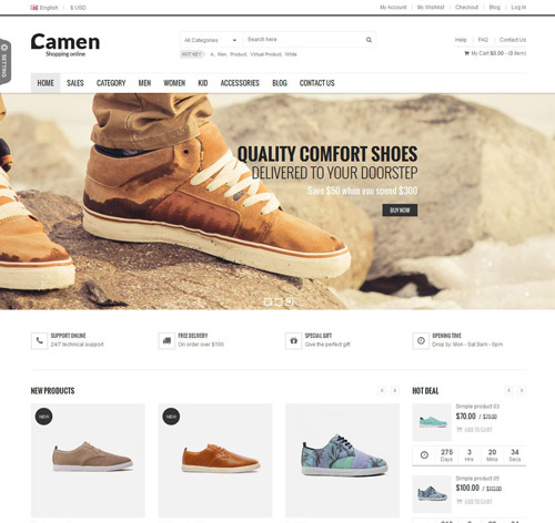 SNS Camen - Premium Responsive Magento Theme