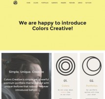 Colors Creative – Portfolio Wordpress Theme