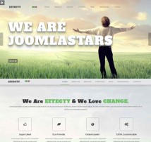 Effecty - Responsive Single Page Joomla Theme