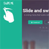 jQuery Slide and Swipe Menu