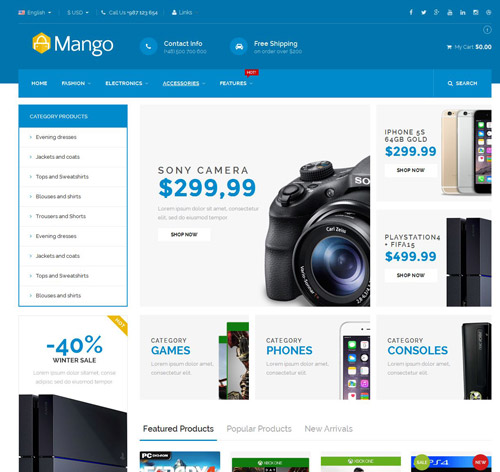 Mango | Responsive Magento Theme