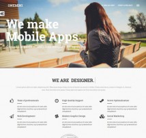Onemini - Onepage Responsive Joomla Template