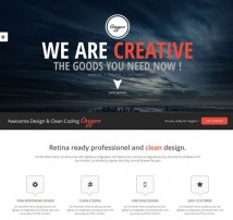 Oxygen One Page Parallax Joomla Template